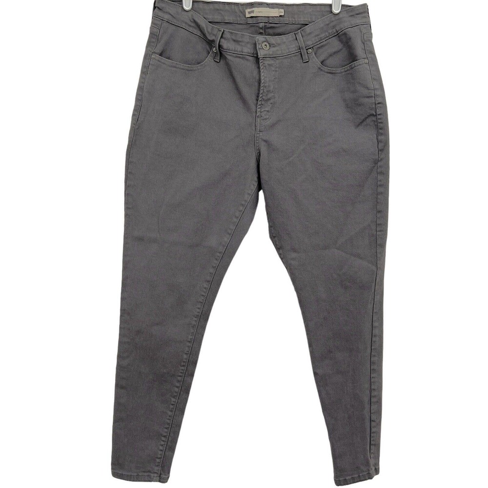 Levi's Women's Grey Stretch Leggings Size 18W (Waist 35" x Inseam 29.5")